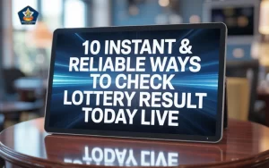 lottery result today live