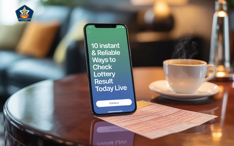 lottery result today live
